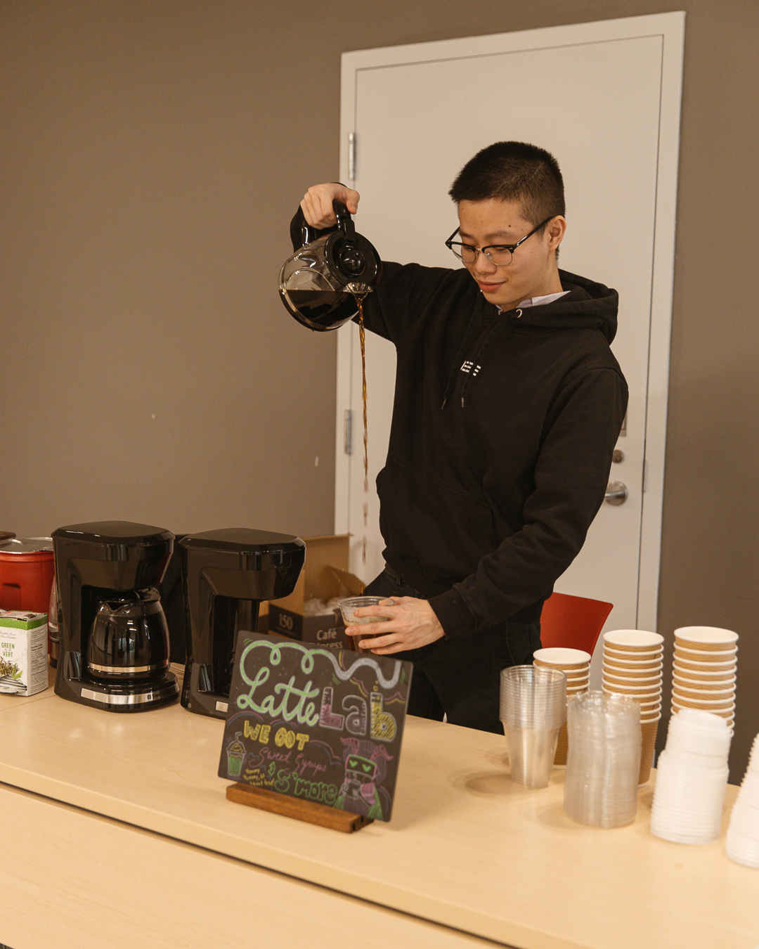 A delicious latte, scientifically optimized for maximum enjoyment.